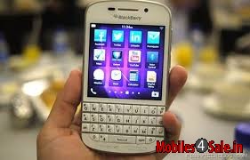 White/black BlackBerry Q10