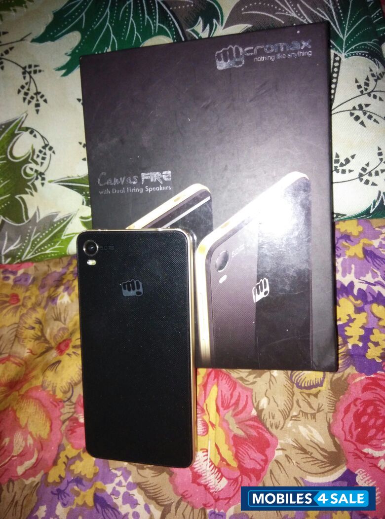 Black-gold Micromax Canvas Fire A104