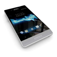 White Sony Xperia miro