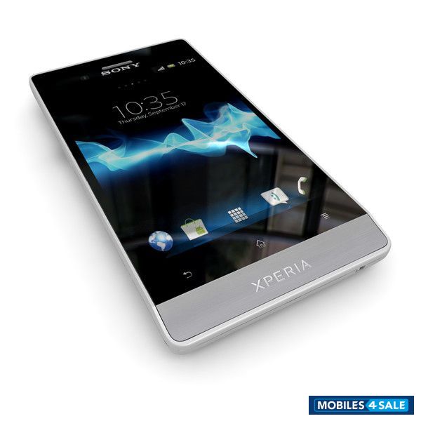 White Sony Xperia miro