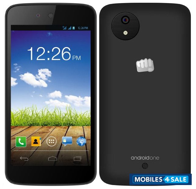 Black Micromax Canvas A1