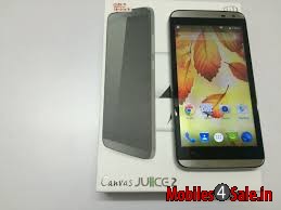 Silver Micromax Canvas Juice 2 AQ5001