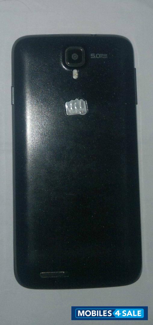 Black Micromax Canvas Juice A177