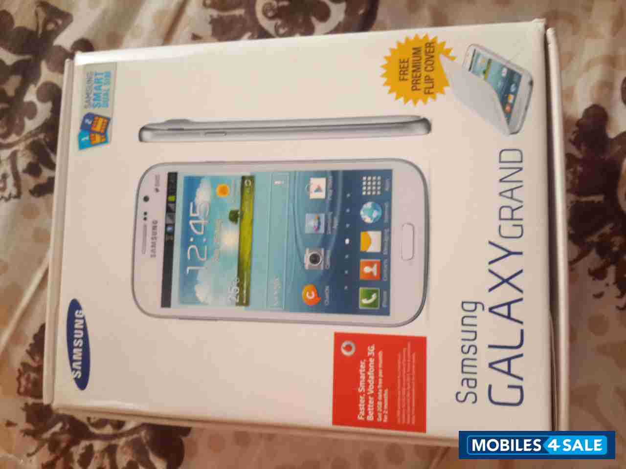 Blue Samsung Galaxy Grand GT-I9082