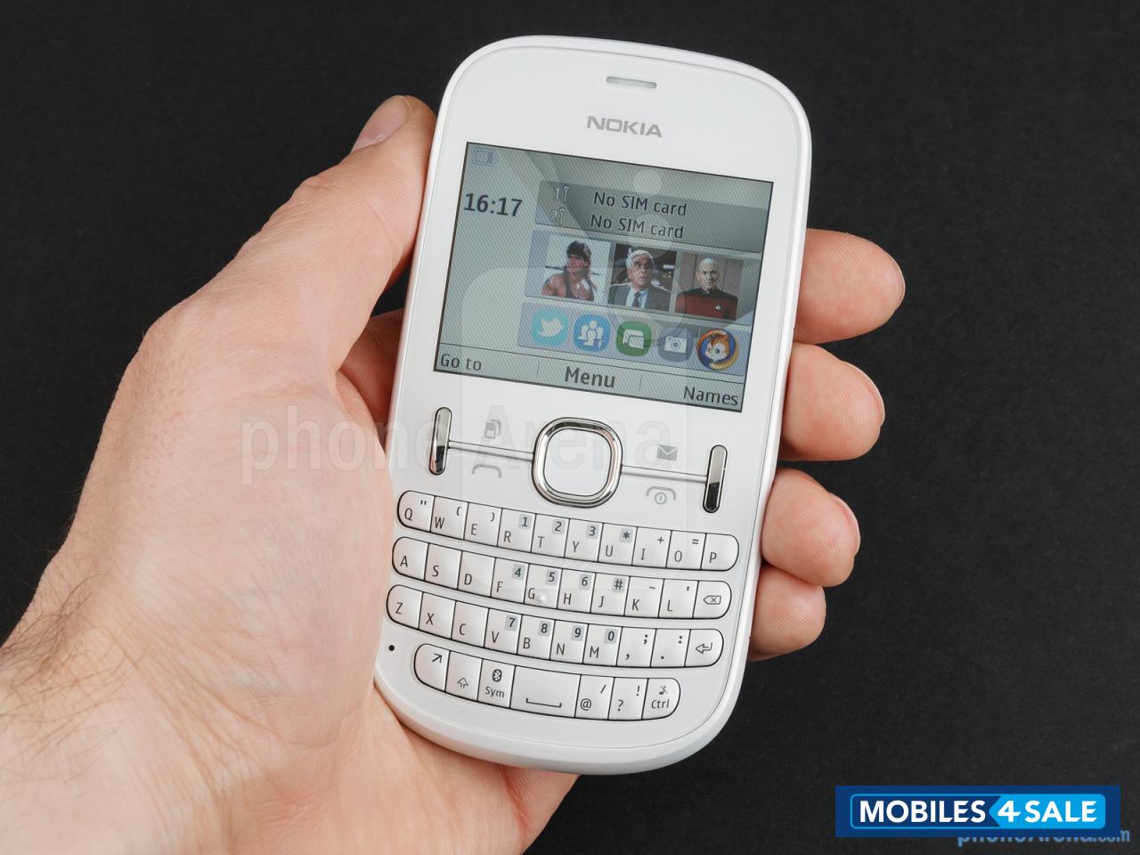 White Nokia Asha 200