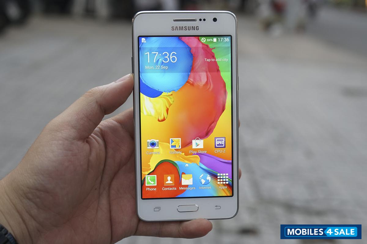 White Samsung Galaxy Grand Prime