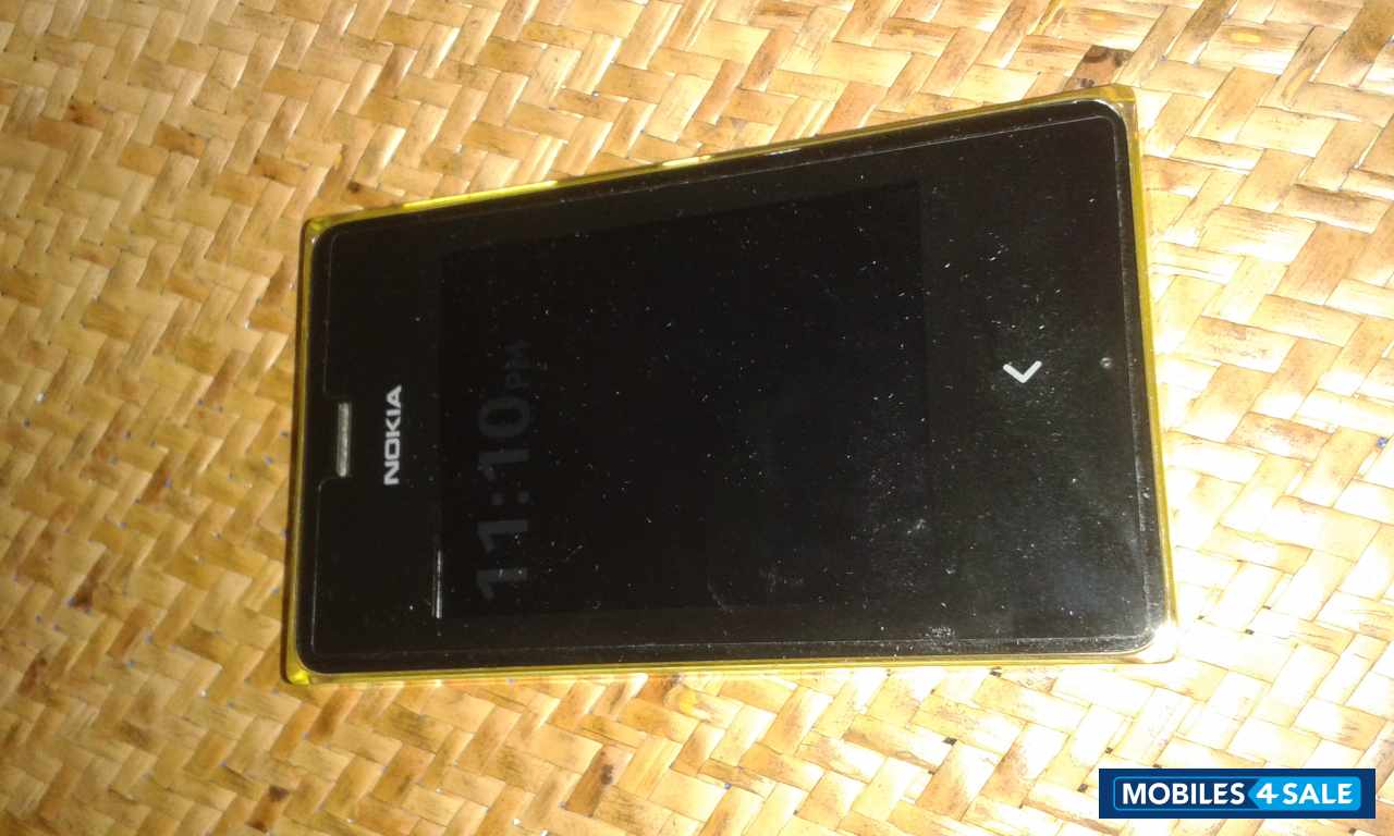 Yellow Nokia Asha 500