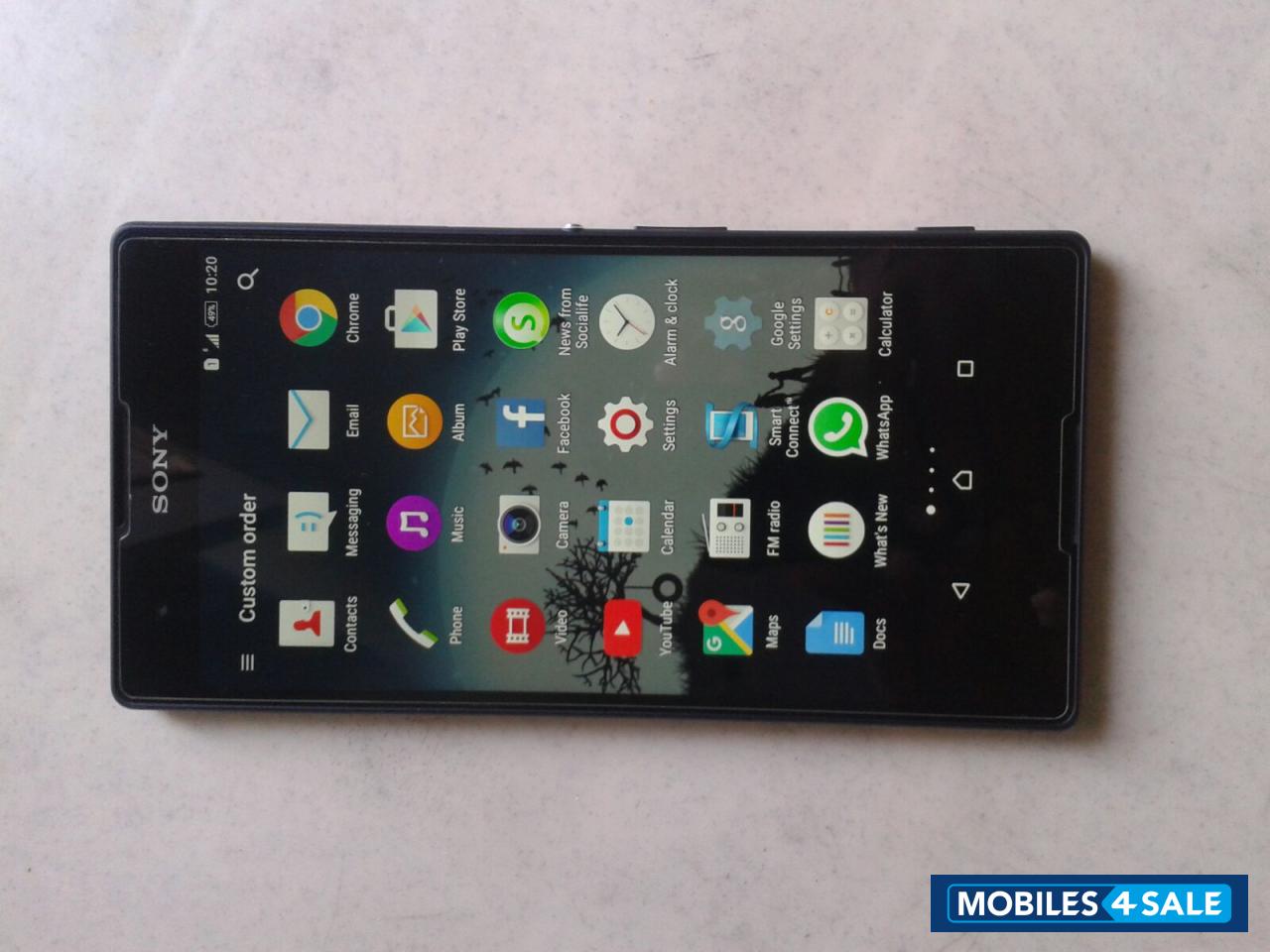 Black Sony Xperia T2 Ultra Dual