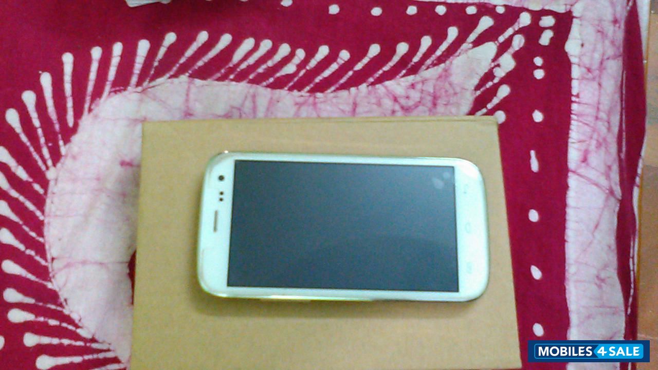 Steel And White Micromax Canvas Magnus A117