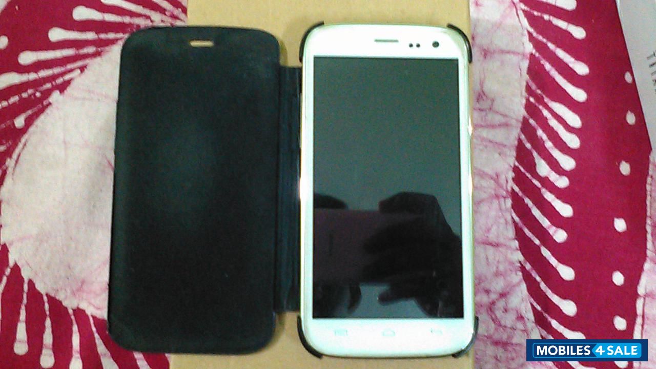 Steel And White Micromax Canvas Magnus A117