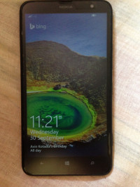 Black Nokia Lumia 1320