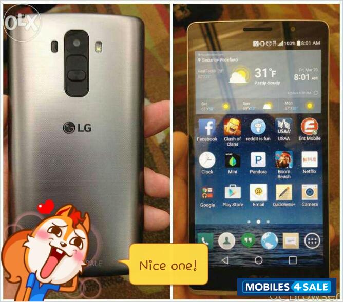 Grey LG G-series G4 Stylus