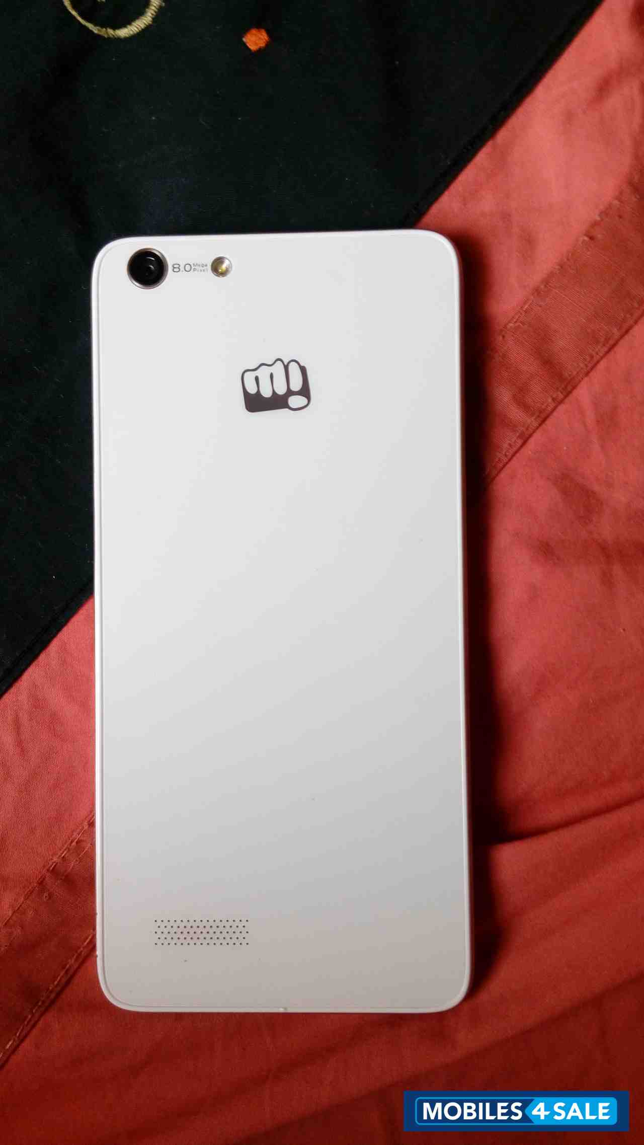 White And Gold Micromax Canvas Hue AQ5000