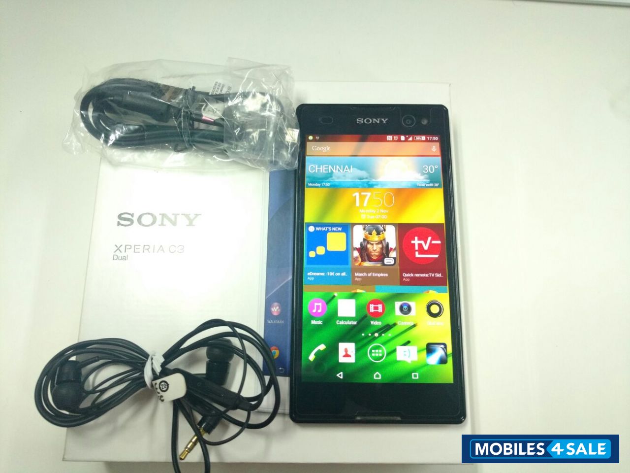 Black Sony Xperia C3