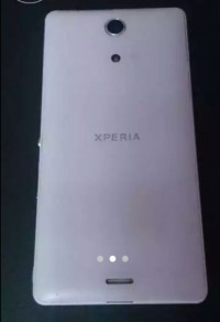 White Sony Xperia ZR