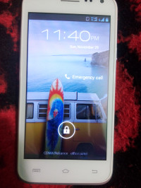 White Micromax Canvas Blaze MT500