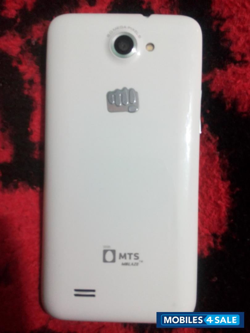 White Micromax Canvas Blaze MT500