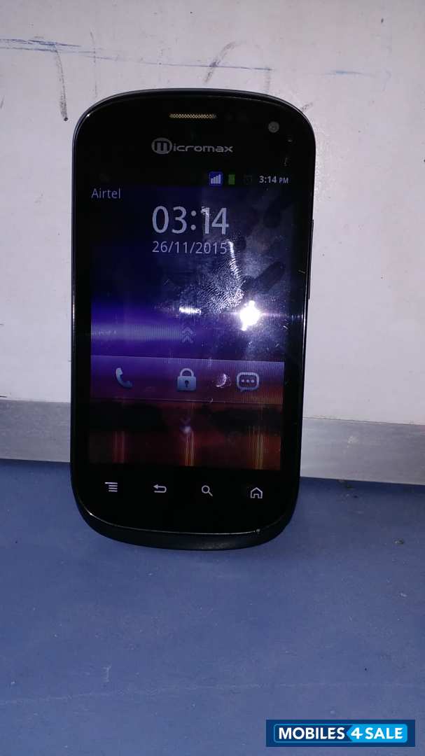 Black Micromax A75