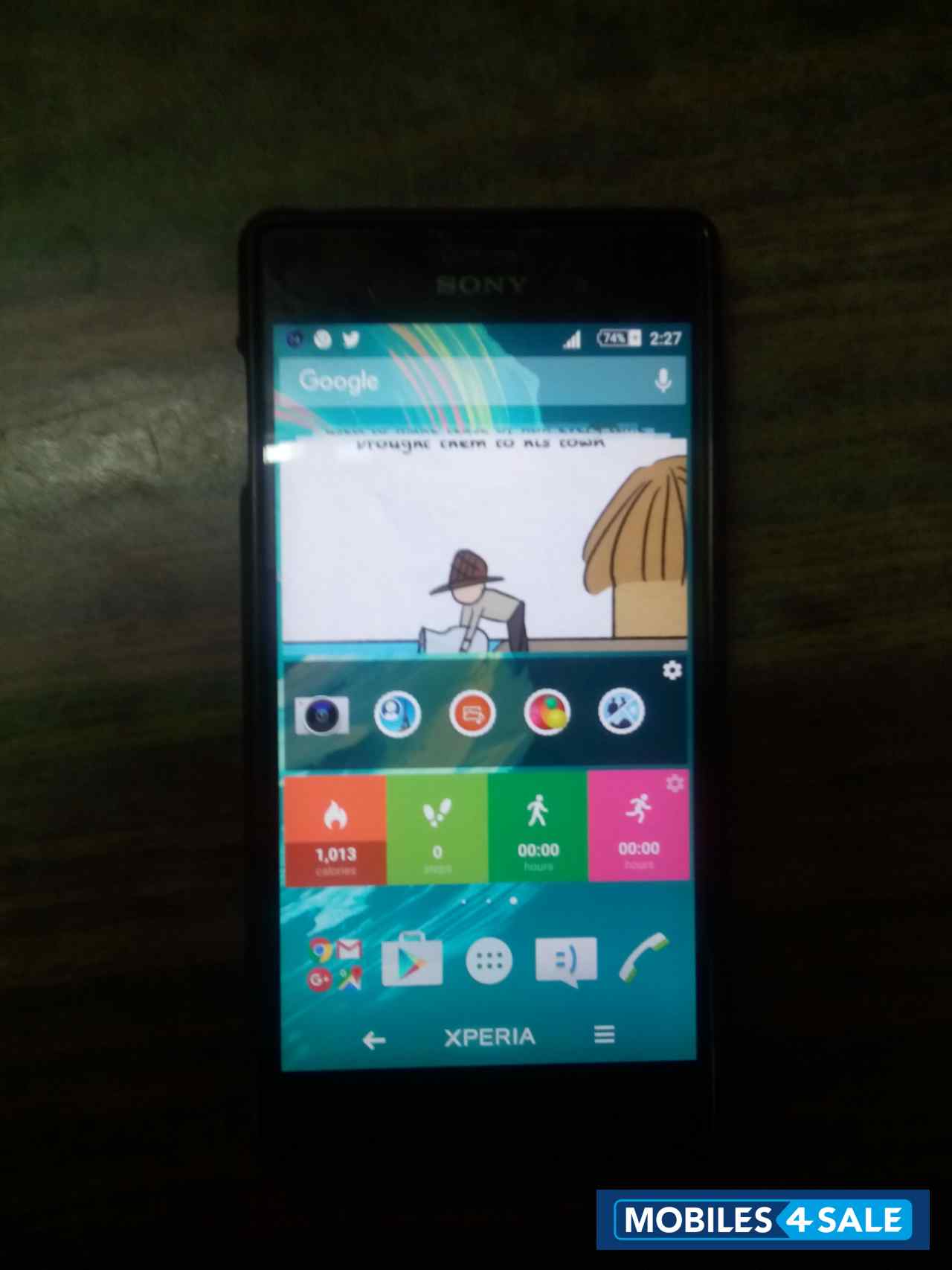 Black Sony Xperia Z3