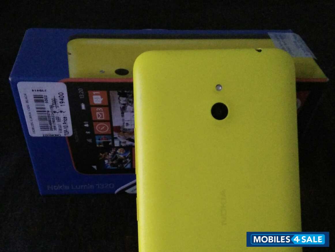 Yellow Nokia Lumia 1320