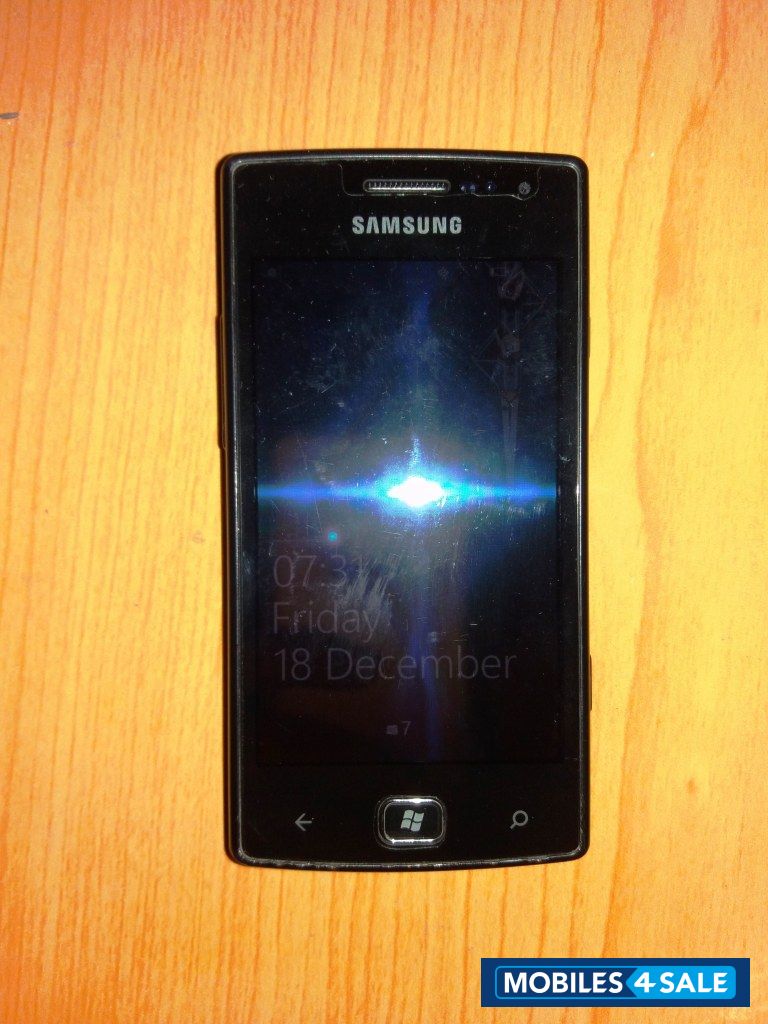 Black Samsung Omnia W