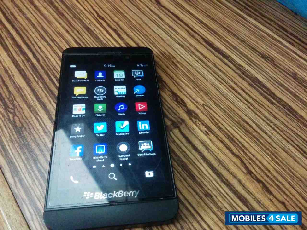 Black BlackBerry Z10