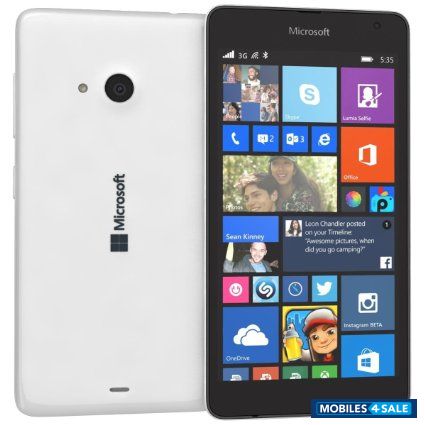 White Microsoft Lumia 535 Dual SIM