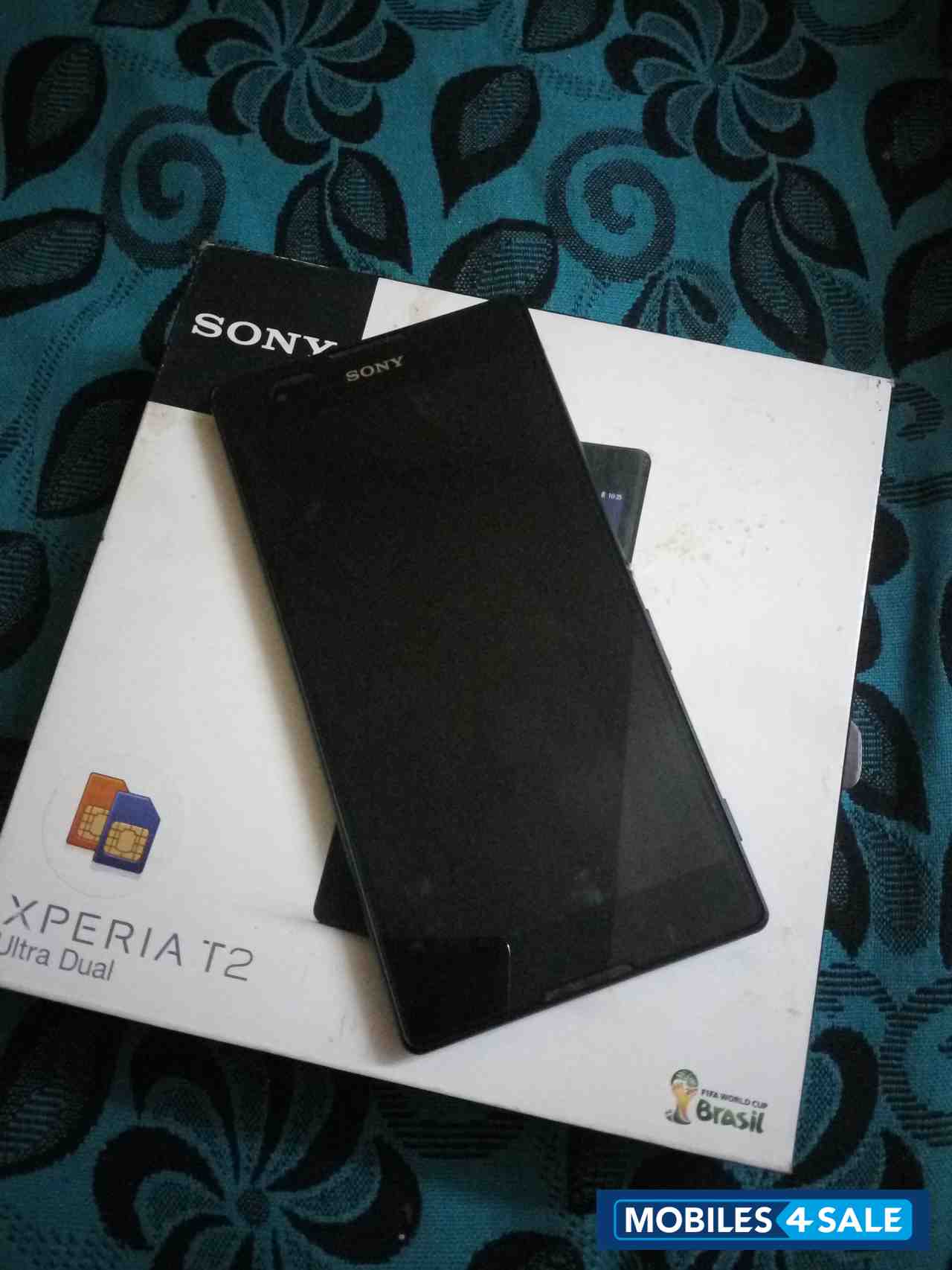 Black Sony Xperia T2 Ultra Dual