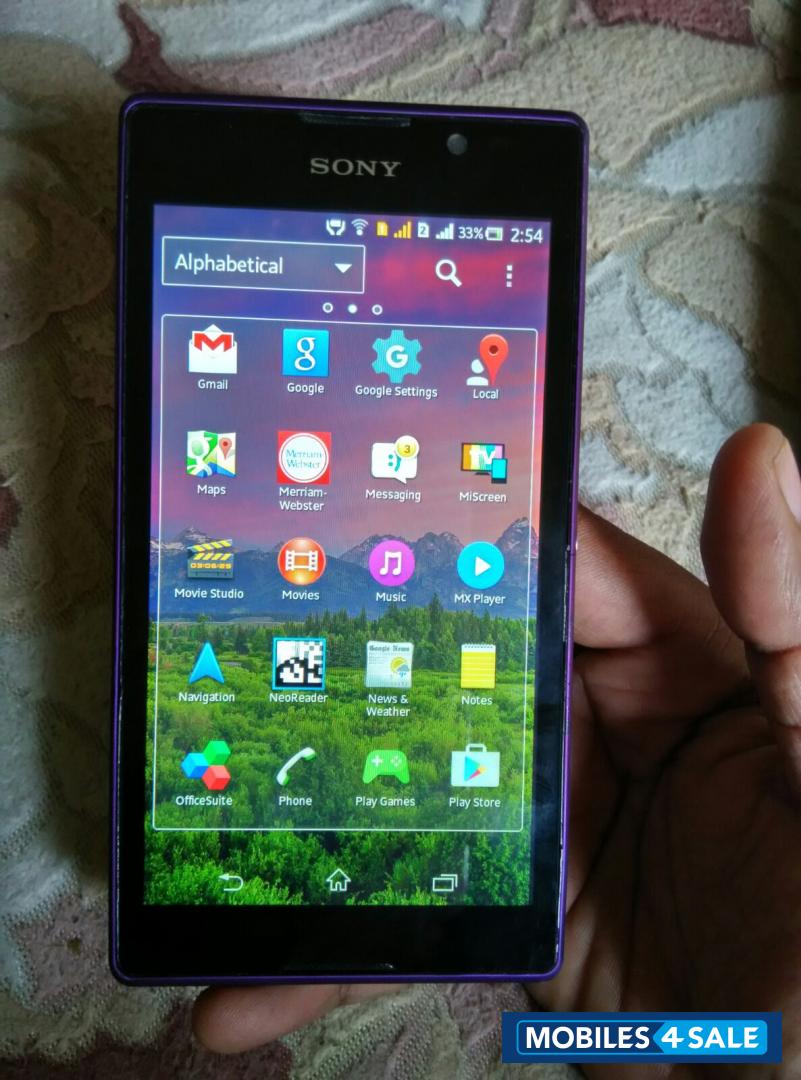 Purple Sony Xperia C