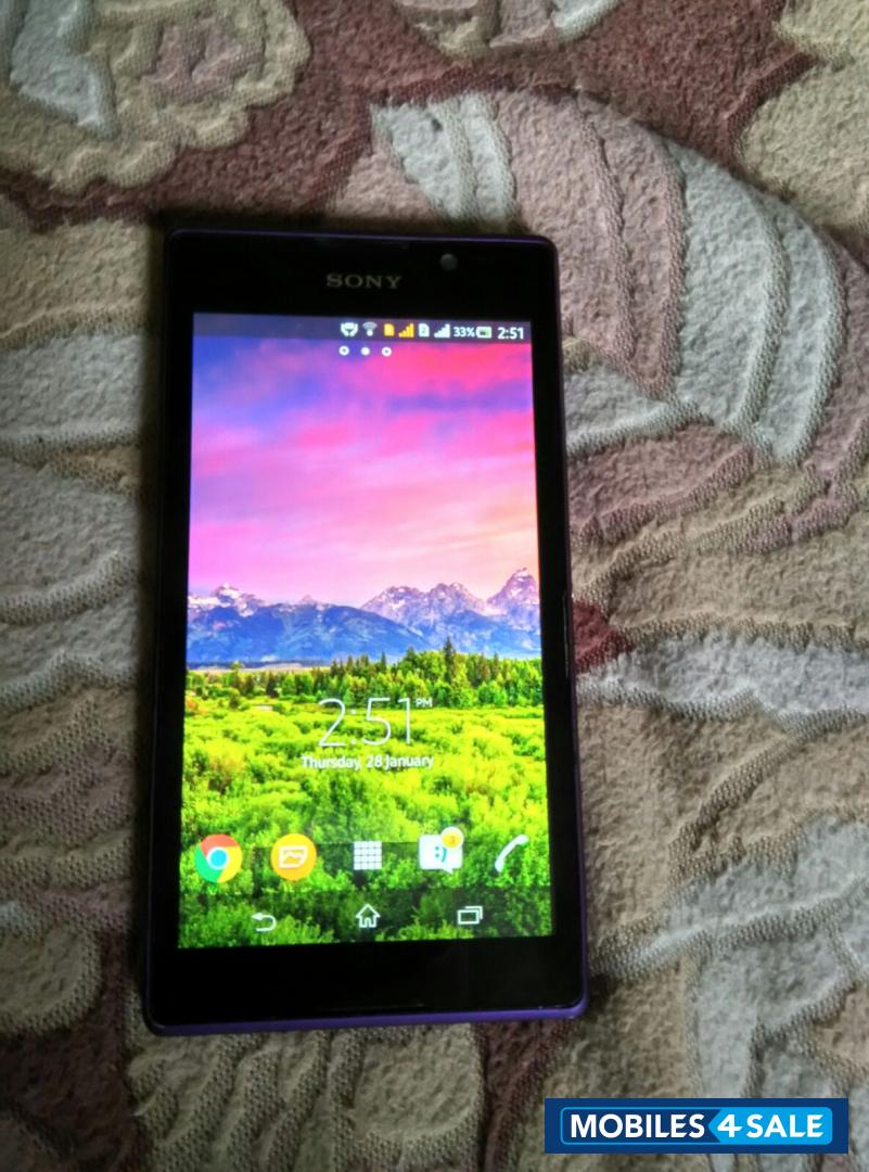 Purple Sony Xperia C