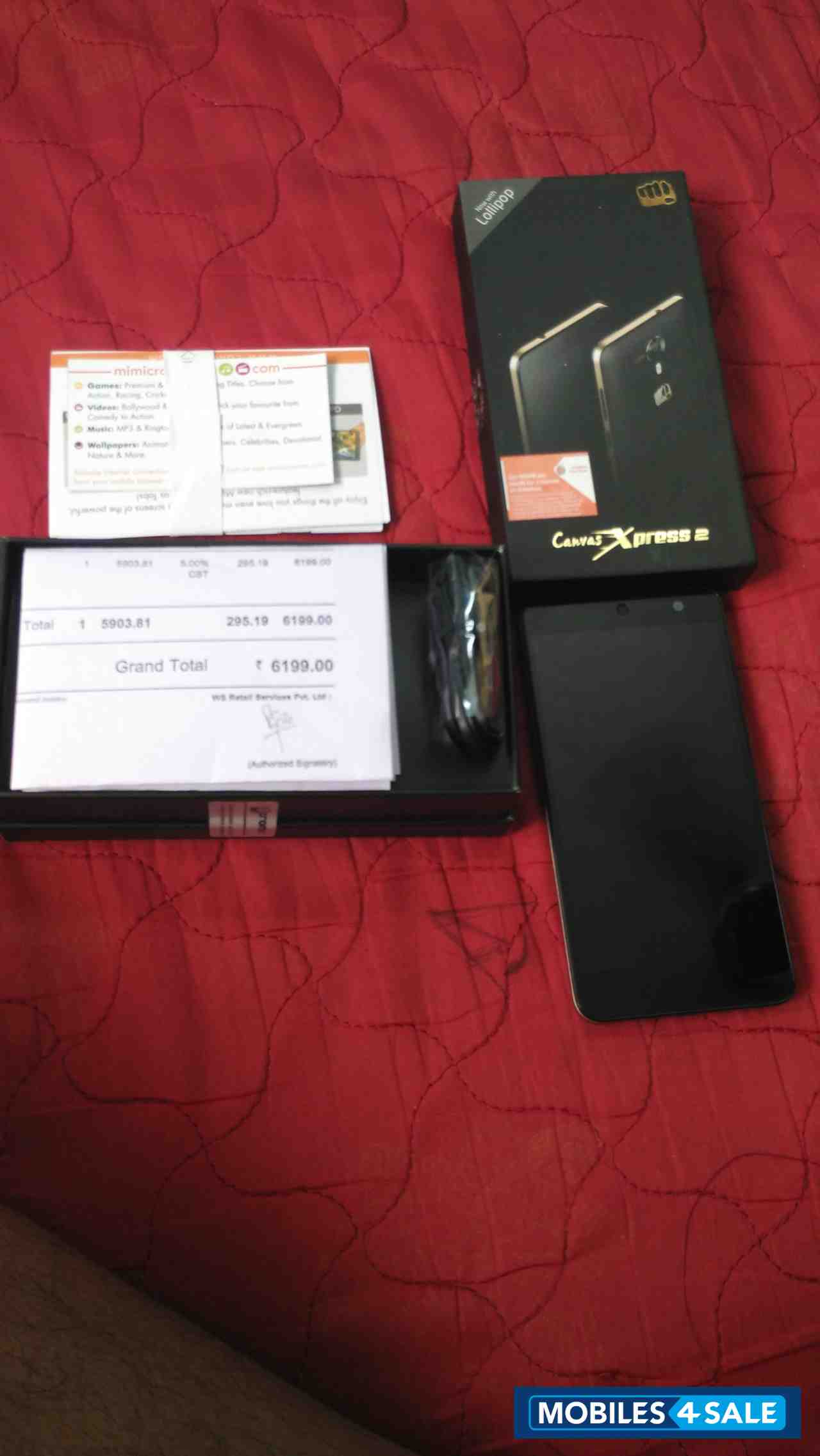 Black Micromax Canvas Xpress 2 E313