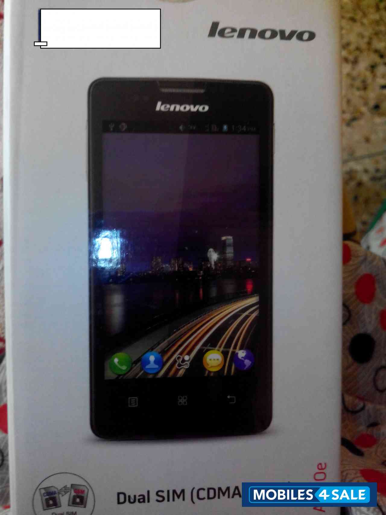 Black Lenovo A600e