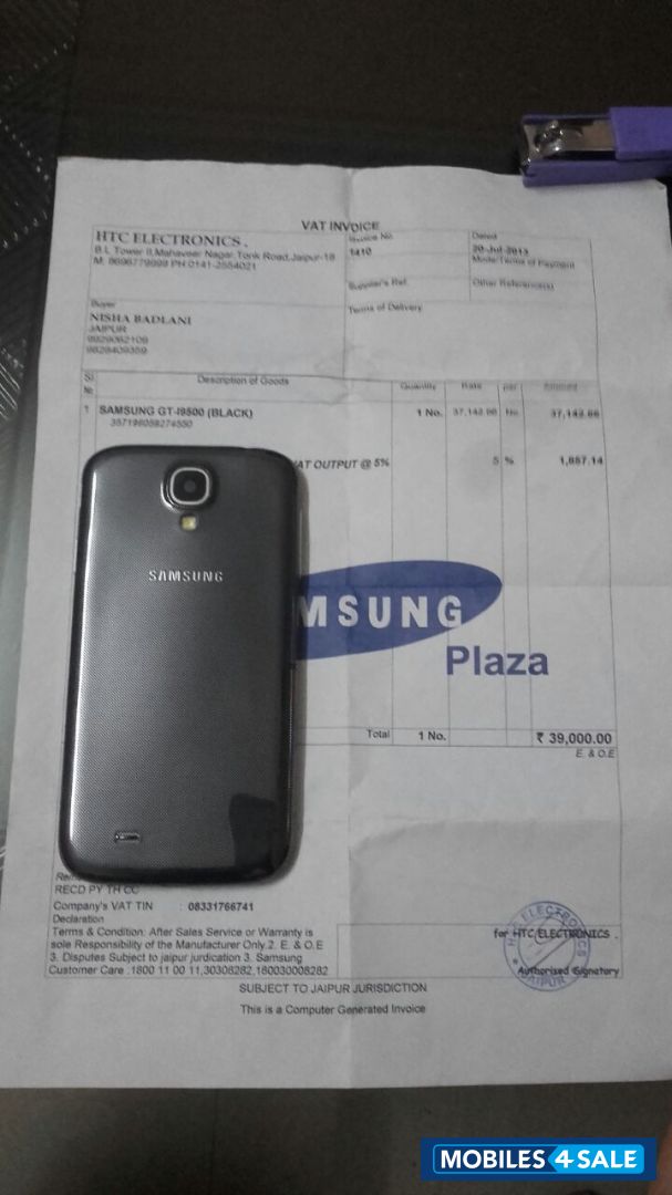 Black Samsung Galaxy S4