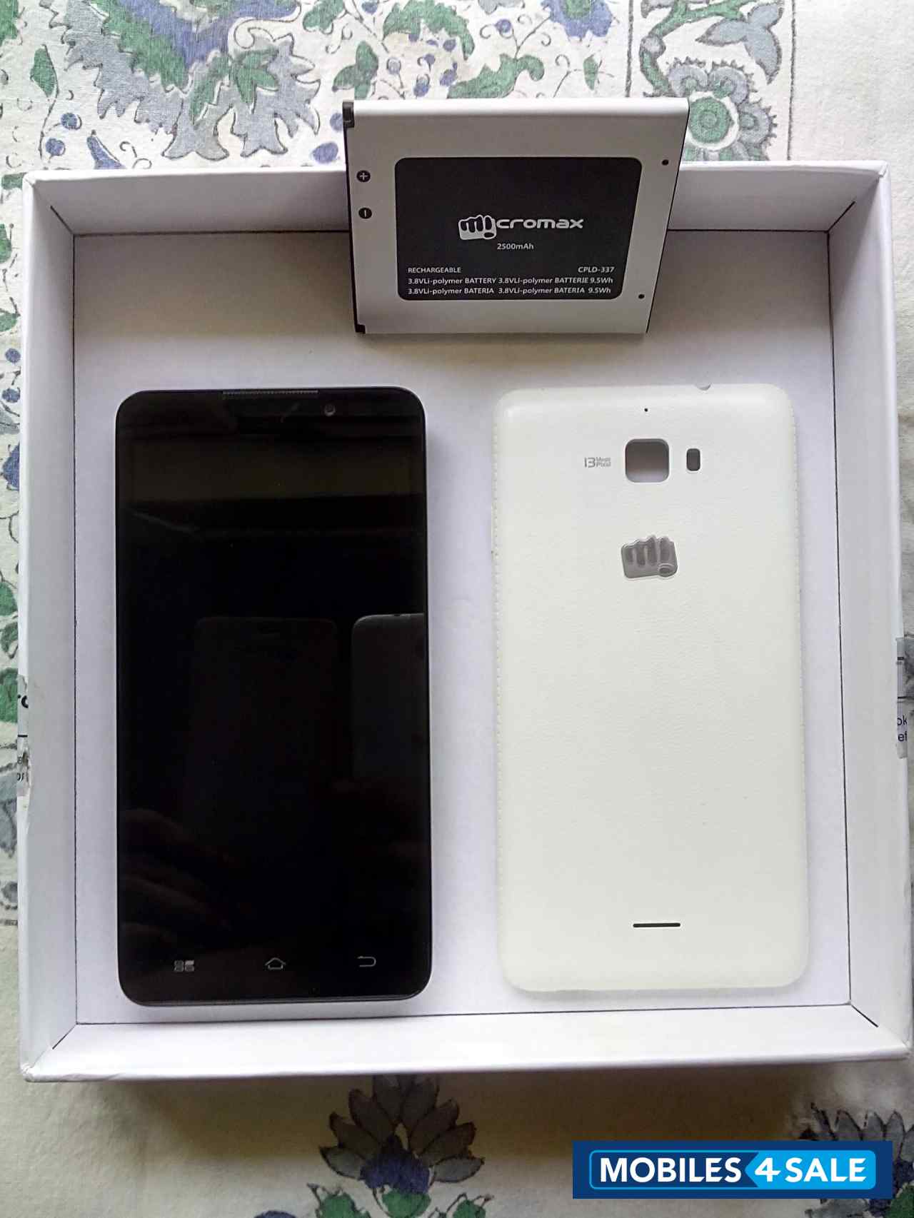 White Micromax Canvas Nitro A311