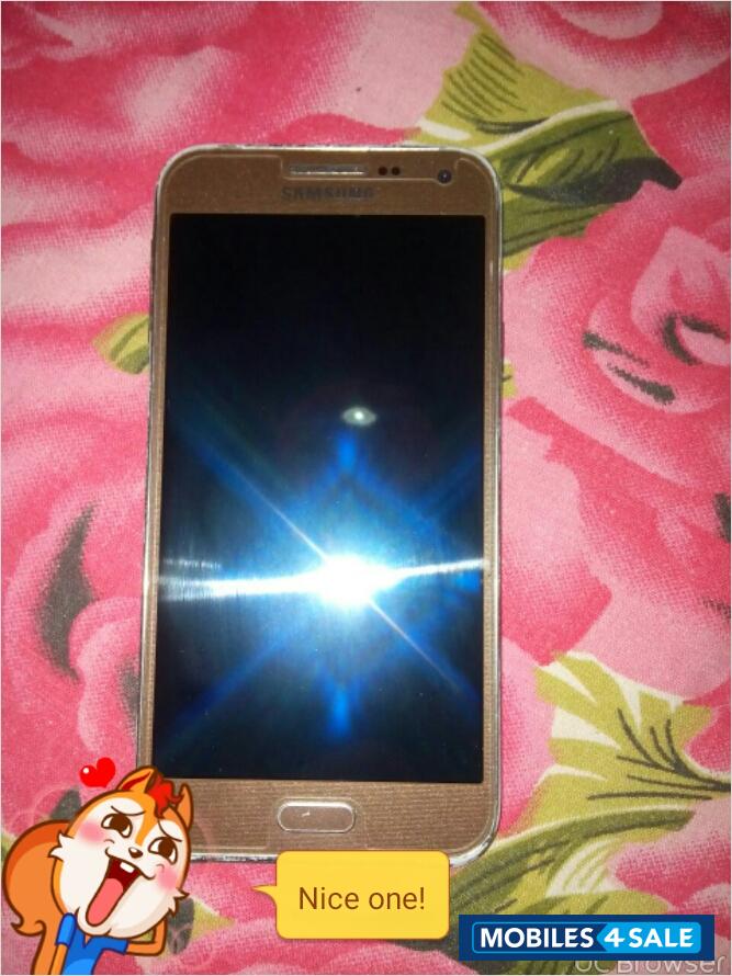 Brown Samsung E-series galaxy E5