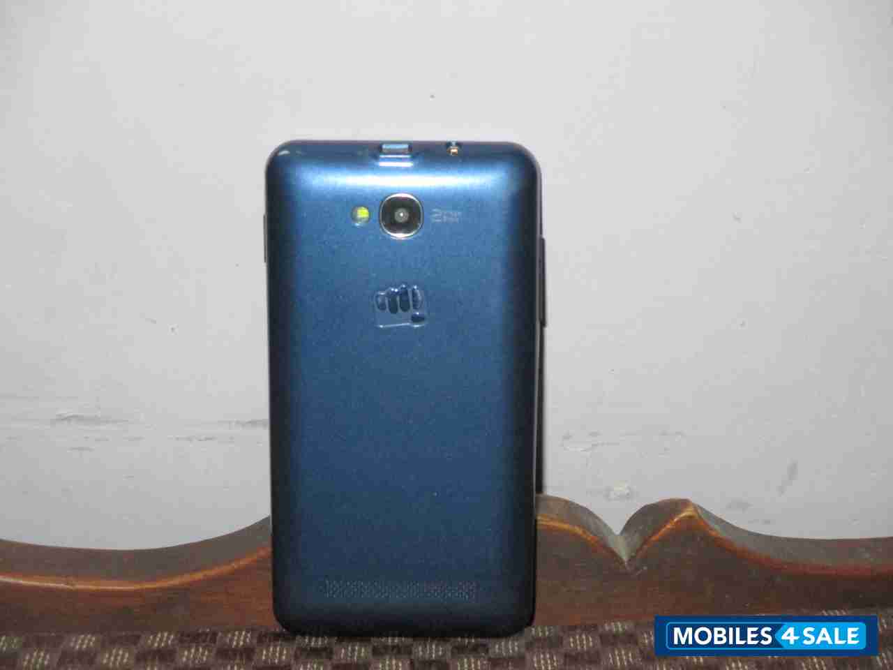 Blue Micromax Bolt Selfie