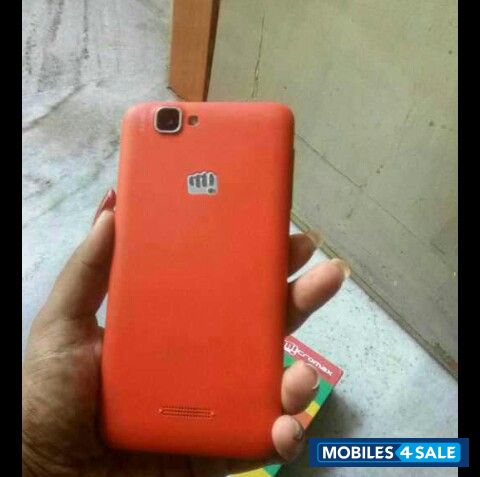 Red Micromax Canvas 2 Colors A120