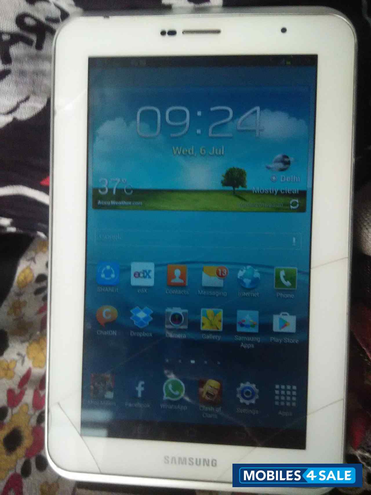 White Samsung Galaxy Tab2 GT-P3100