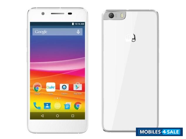 White Micromax Canvas Knight 2 E471