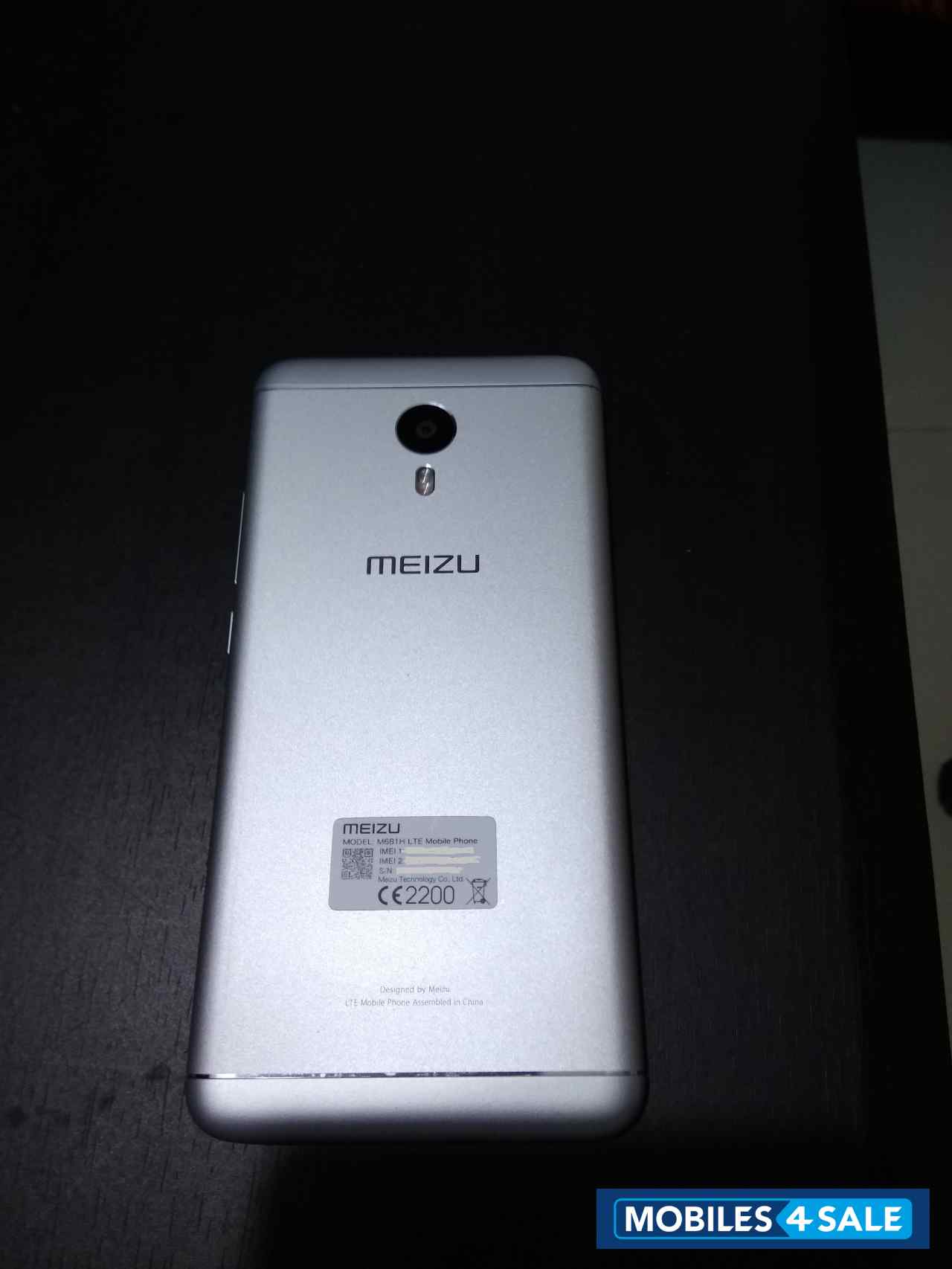 Silver Meizu M3 Note