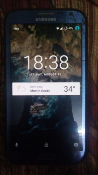 Blue Samsung Galaxy Note 2