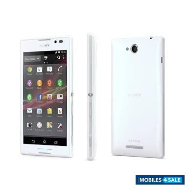 White Sony Xperia C