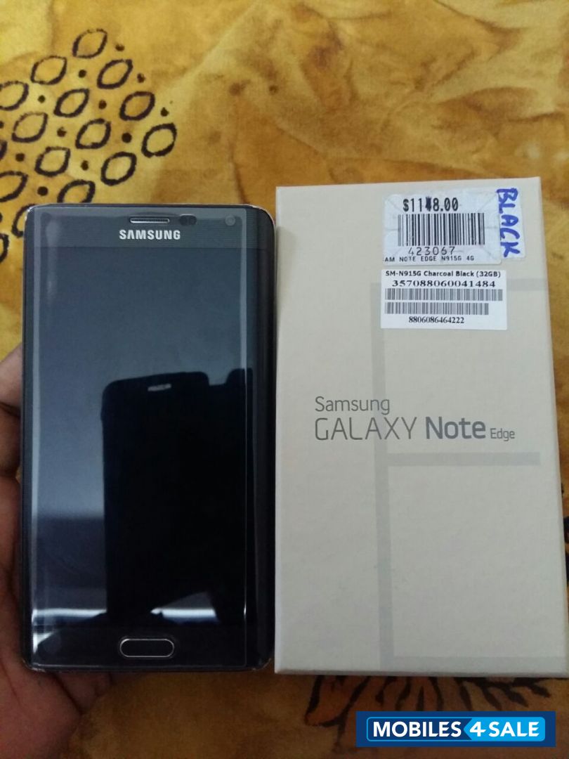 Black Samsung Galaxy Note Edge