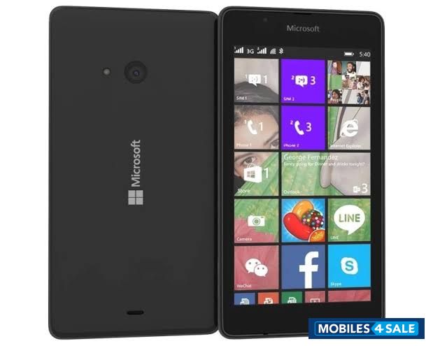 Black Microsoft Lumia 540 Dual SIM