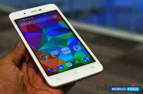 Champagne White Micromax Canvas Spark Q380