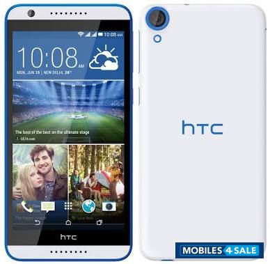 White Blue HTC Desire 820g+