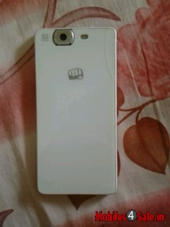 White And Golden Micromax Canvas Knight