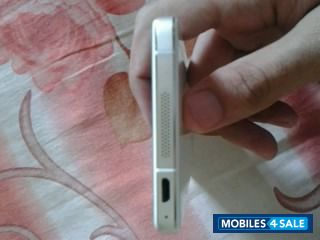 White And Golden Micromax Canvas Knight