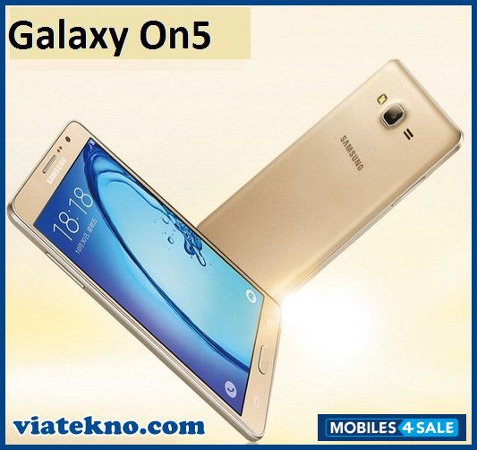 Gold Samsung Galaxy On5
