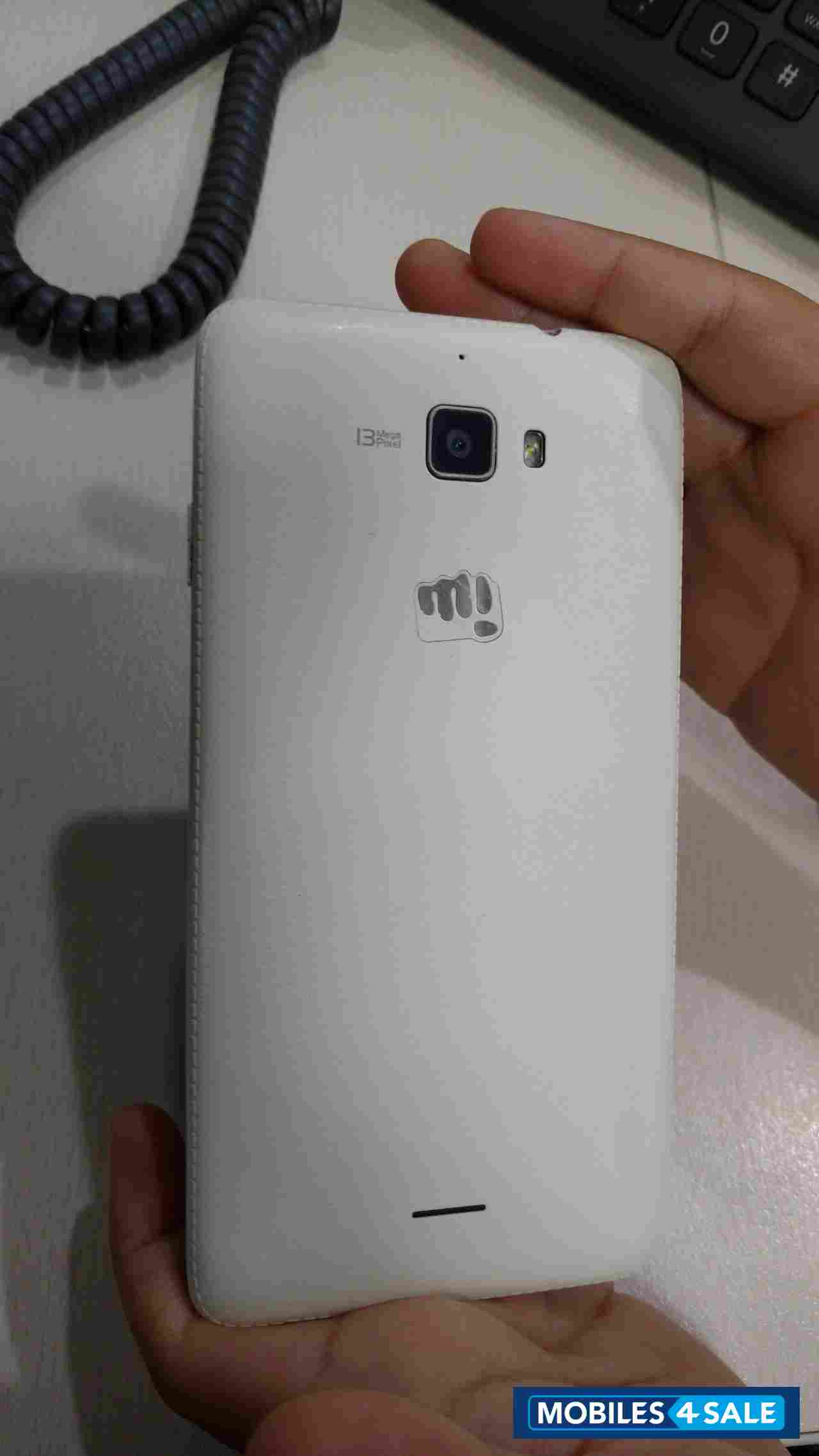 White Micromax Canvas Nitro A311